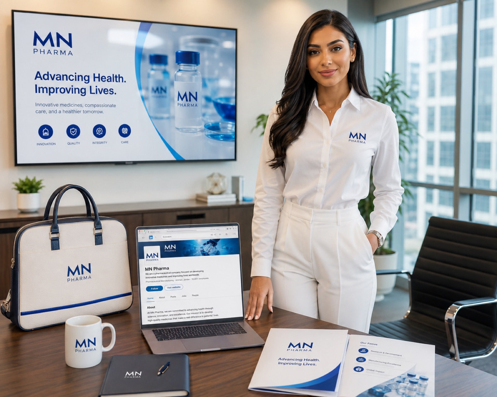 A polished, consistent employer brand expressed across an organization's environment and collateral